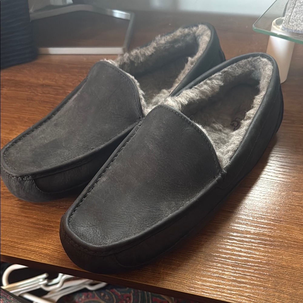 UGG Black Cozy Slip-On Loafers